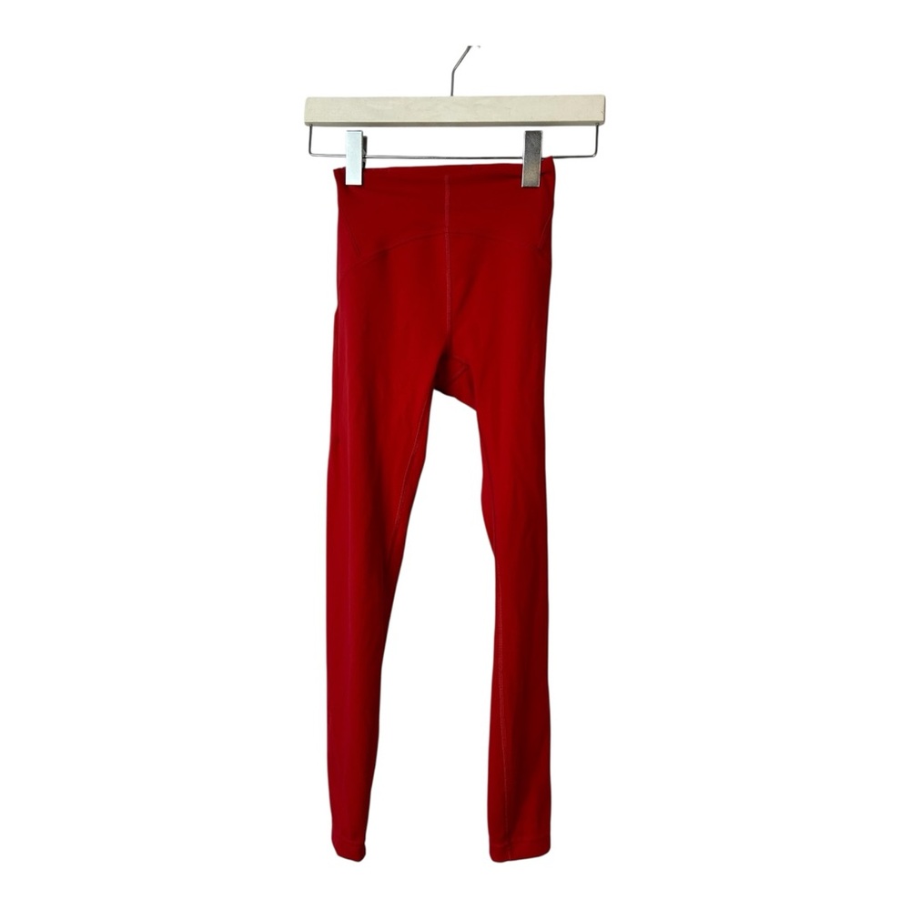 Lululemon Instill High-Rise Tight 25" Dark Red women’s size 2 - Picture 7 of 11